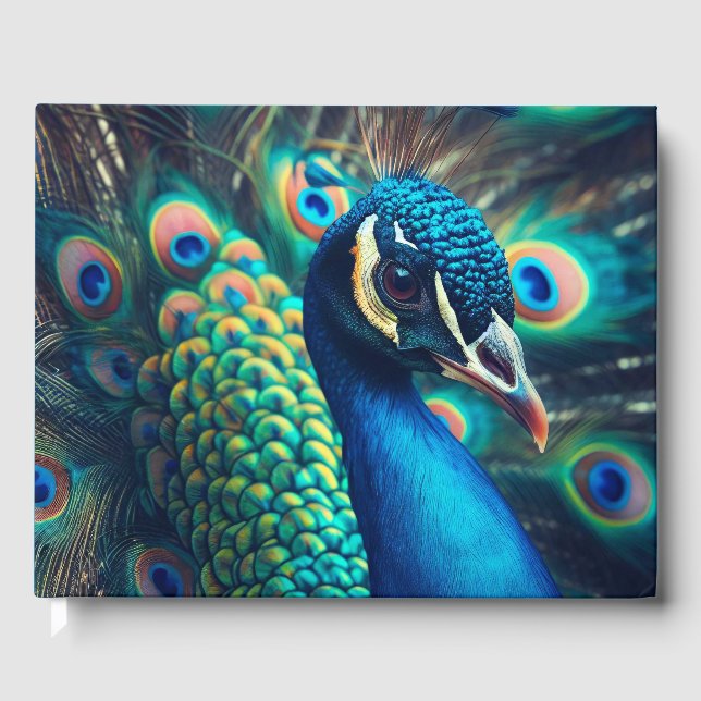 Livro De Visitas Perfil Peacock (Frente)