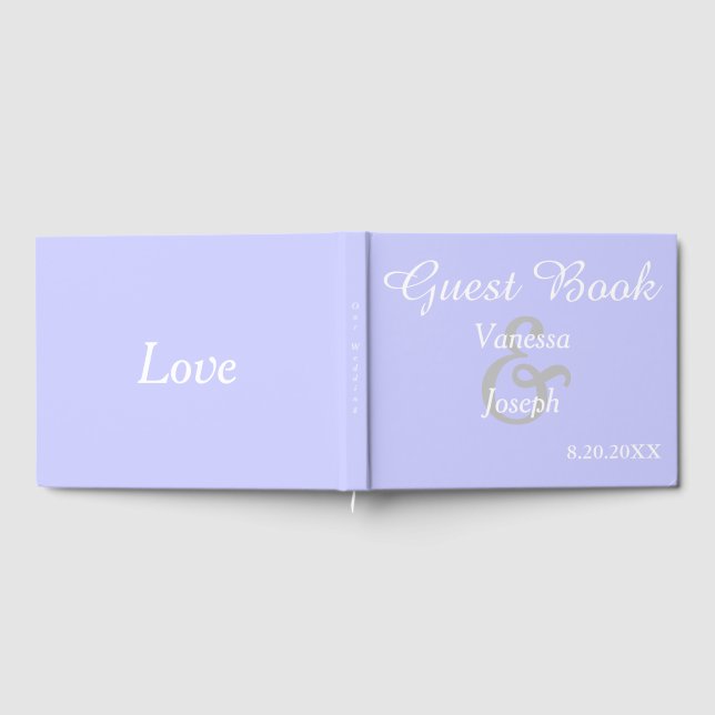 Livro De Visitas Periwinkle Wedding (Completo)