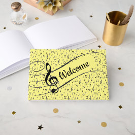 Livro de Visitas Personalizado Black Musical