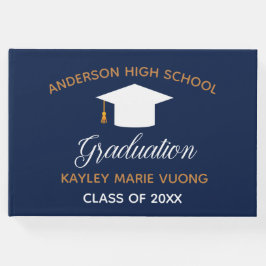 Livro De Visitas Personalizado do Autografo de Graduação da Escola 