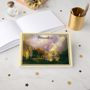 Livro de visitas personalizado montanhas rochosas