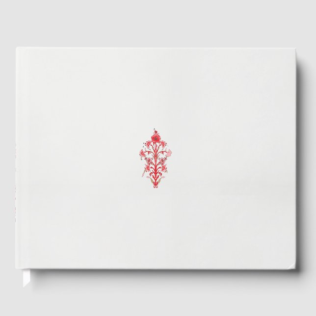Livro de Visitas Personalizado | Presente Elegante (Frente)