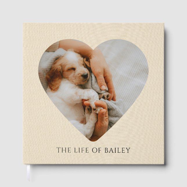 Livro De Visitas Pet Photo Album Book (Frente)