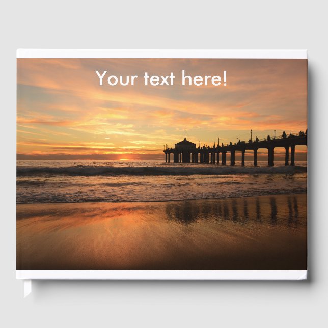 Livro De Visitas Pier Beach sunset (Frente)