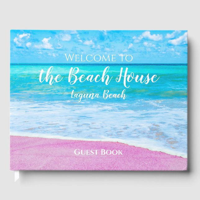 Livro De Visitas Pink Sand Beach House (Frente)