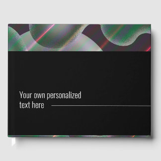 Livro De Visitas Pintor de abstrato líquido de mercúrio prateado mo