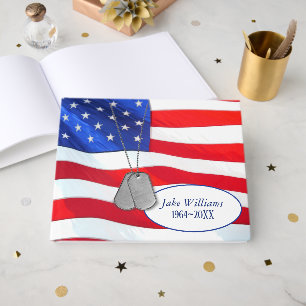 Livro De Visitas Placas de Identificação de Cão de Serviço Memorial