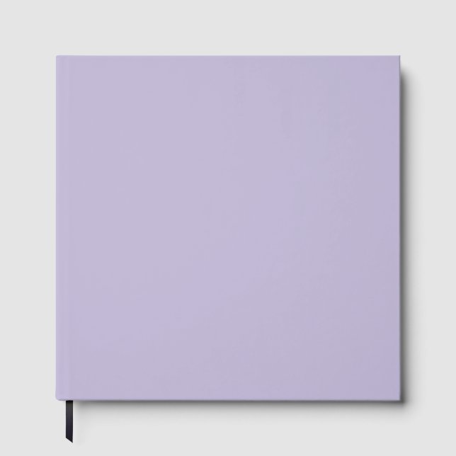 Livro De Visitas Plain dusty lavender solid color (Frente)