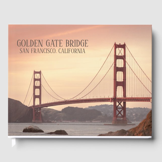 Livro De Visitas Ponte Golden Gate São Francisco Califórnia (Frente)