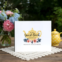 Pote de chá e Chá de fraldas amarelo do chá floral