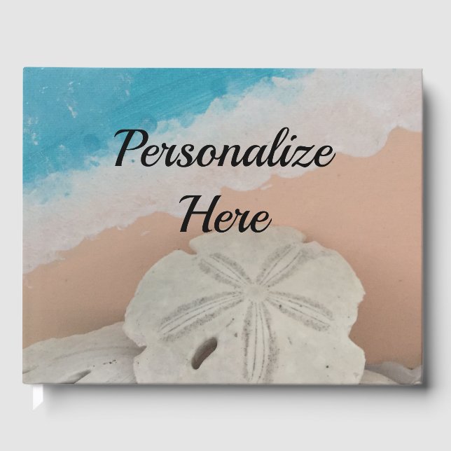 Livro De Visitas Praia Deseja Conchas (Frente)