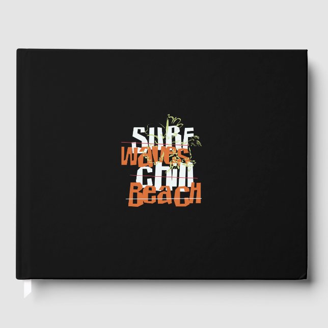 Livro De Visitas praia do queixo das ondas surfs (Frente)