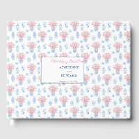 Preppy Chinese Jars Marinho Blue and Pink Wedgue G