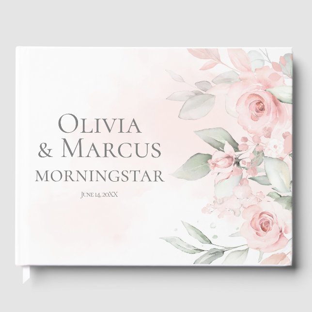 Livro de Visitas | Primavera — Rosas de algodão co (Frente)