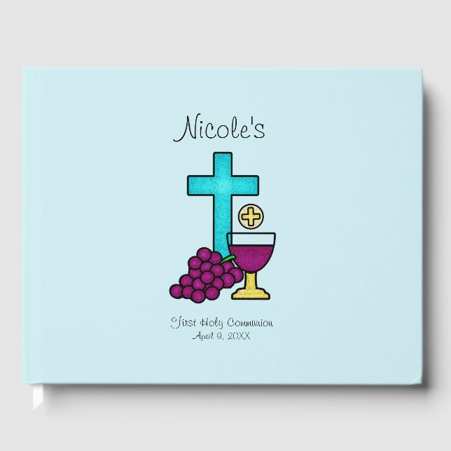 Livro De Visitas Primeira Comunhão Santa (Frente)