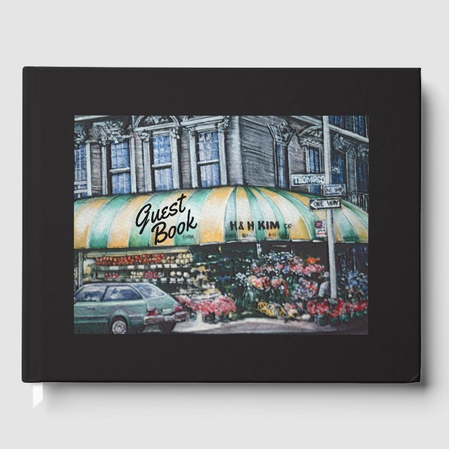 Livro De Visitas Prince Street Corner, NYC (Frente)