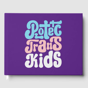 Livro De Visitas Proteger Guestbook de Crianças Trans