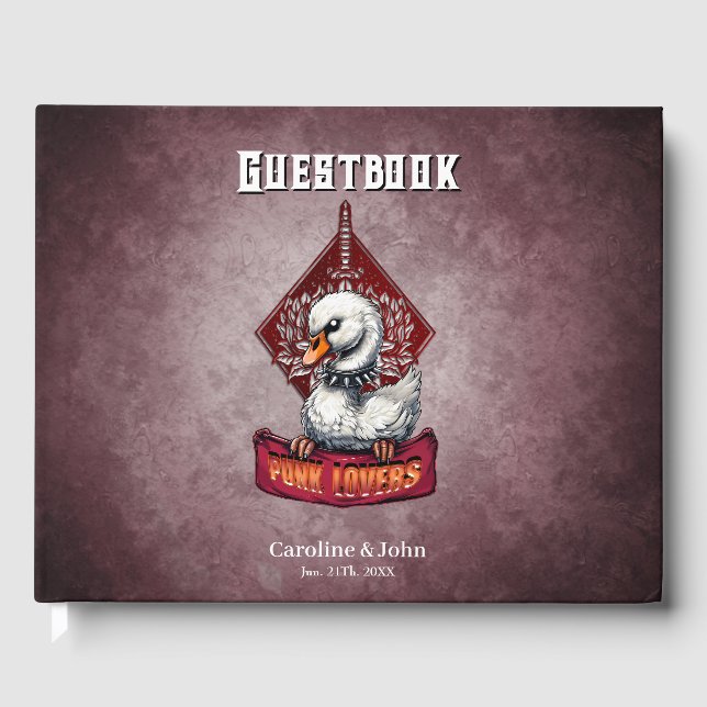 Livro De Visitas Punk Swan: O rebelde preso. (Frente)