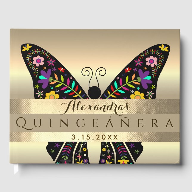 Livro De Visitas Quinceanera 15 Birthday (Frente)