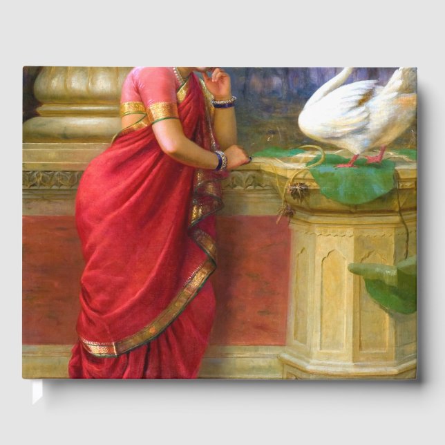 Livro De Visitas Raja Ravi Varma - Hamsa Damayanti (Frente)