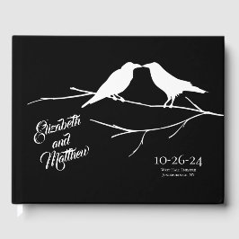 Livro De Visitas Ravens Gothic Wedding