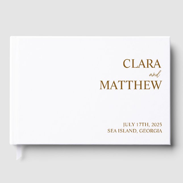 Livro De Visitas Recepção Personalizada de Casamento de Catálogo de (Frente)