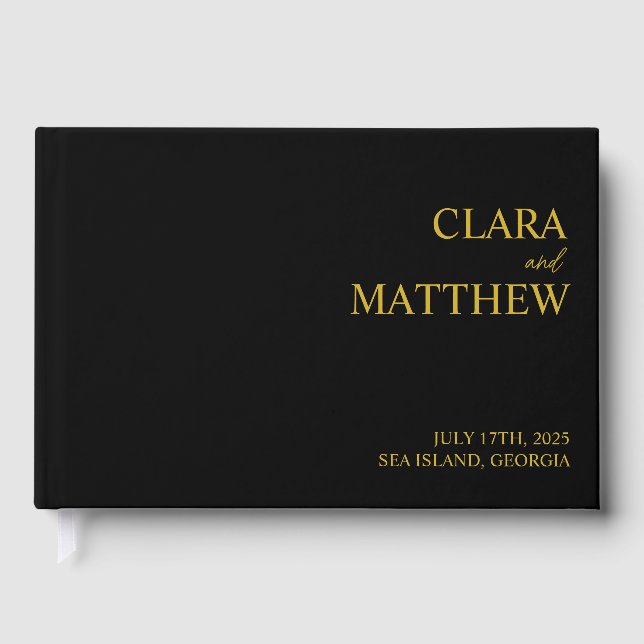 Livro De Visitas Recepção Personalizada de Casamento de Catálogo de (Frente)