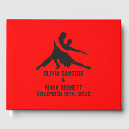 Livro De Visitas Red-Hot Tango Wedding