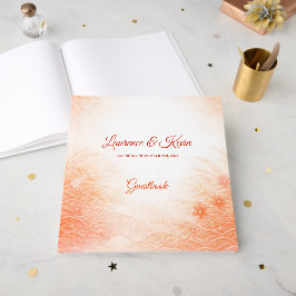 Livro De Visitas Red Seigaiha – Japanese Wedding Collection