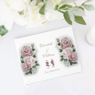 Livro De Visitas Regency Bridgerton Pink Flowers Cameos
