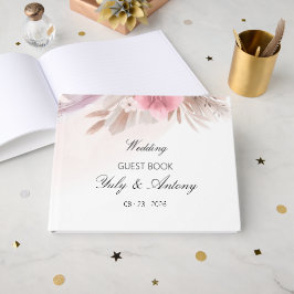 Livro De Visitas Registro de Casamento em Capa Dura Tom Ouro Quente