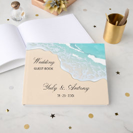 Livro De Visitas Registro de Casamento Lembrança da Praia Arenosa T