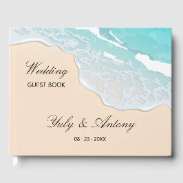 Livro De Visitas Registro de Casamento Lembrança da Praia Arenosa T