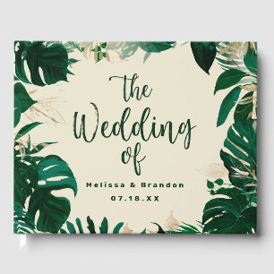Livro De Visitas Renovação Tropical Moderna Folga com Casamento Dou