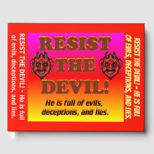 Livro De Visitas Resistir Ao Diabo!
