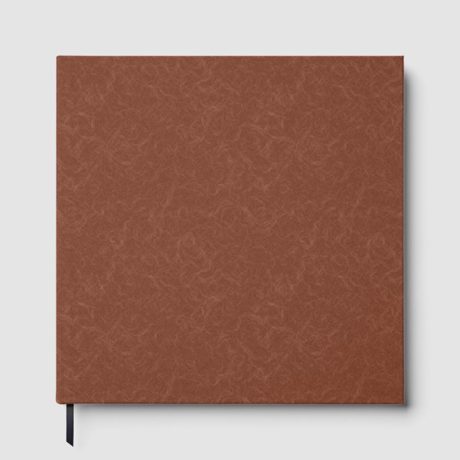 Livro De Visitas Rich brown  textured swirling  pattern (Frente)