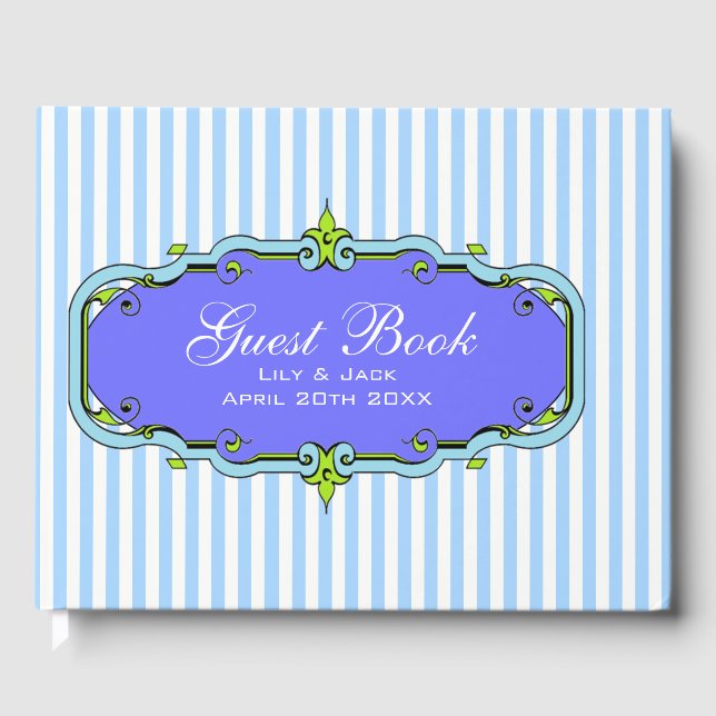 Livro De Visitas Rico Striped (Frente)