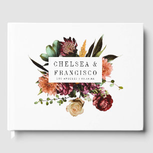 Livro De Visitas Riqueza do Casamento Colorido Primavera