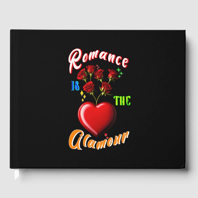 Livro De Visitas Romance é o glamour (Frente)