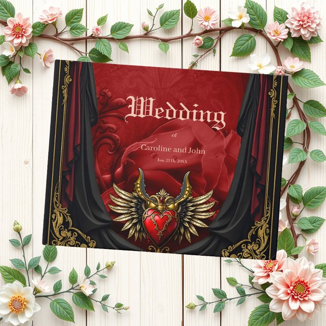 Livro De Visitas Romance Gótico, o coração da paixão. (Criador carregado)