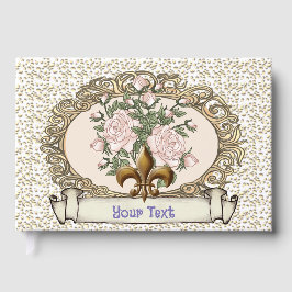 Livro De Visitas Rosa Guest Book