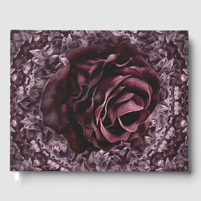 Livro De Visitas Rosa Mandala (Frente)