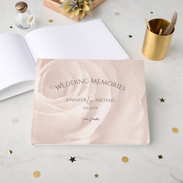 Livro De Visitas rosa-rosa-pincel elegante lembranças de convidados