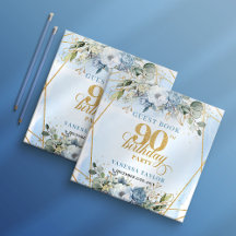 Roteiro Elegante Único Azul Poeirento Aniversário 