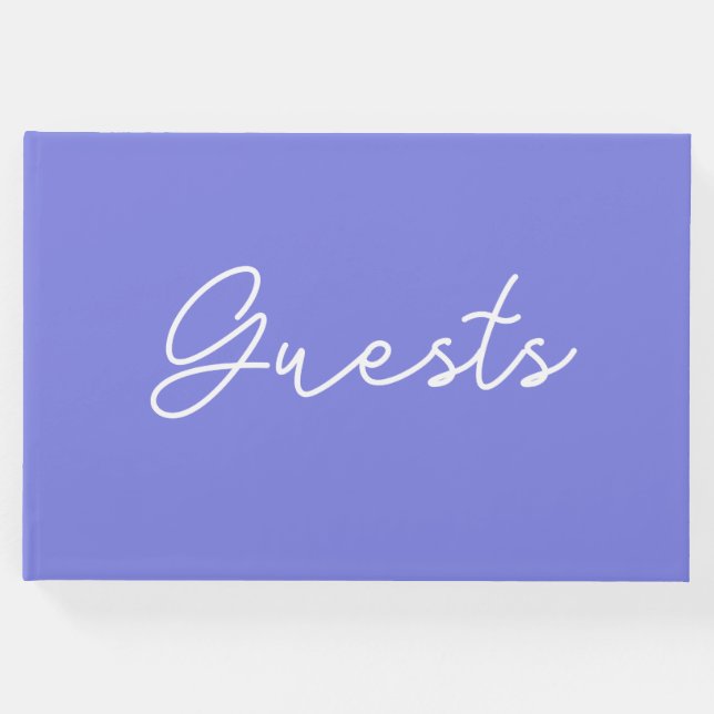 Livro De Visitas Roxo Escuro (Frente)