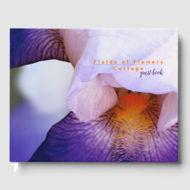 Livro De Visitas Roxo Iris Floral Vacina Aluguel