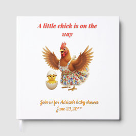 Livro De Visitas Rustic Little Chick Theme Party