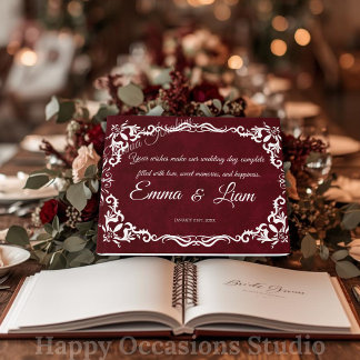 Livro De Visitas Rustic Mexican Wedding Guest Book 