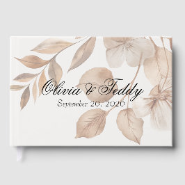 Livro De Visitas Rustic Romance Wedding Guest Book