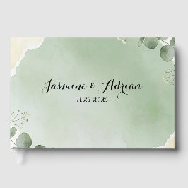 Livro De Visitas Sage Whisper Botanical